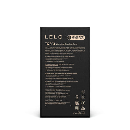 LELO - TOR 3 VIBRATING COCKRING BLACK
