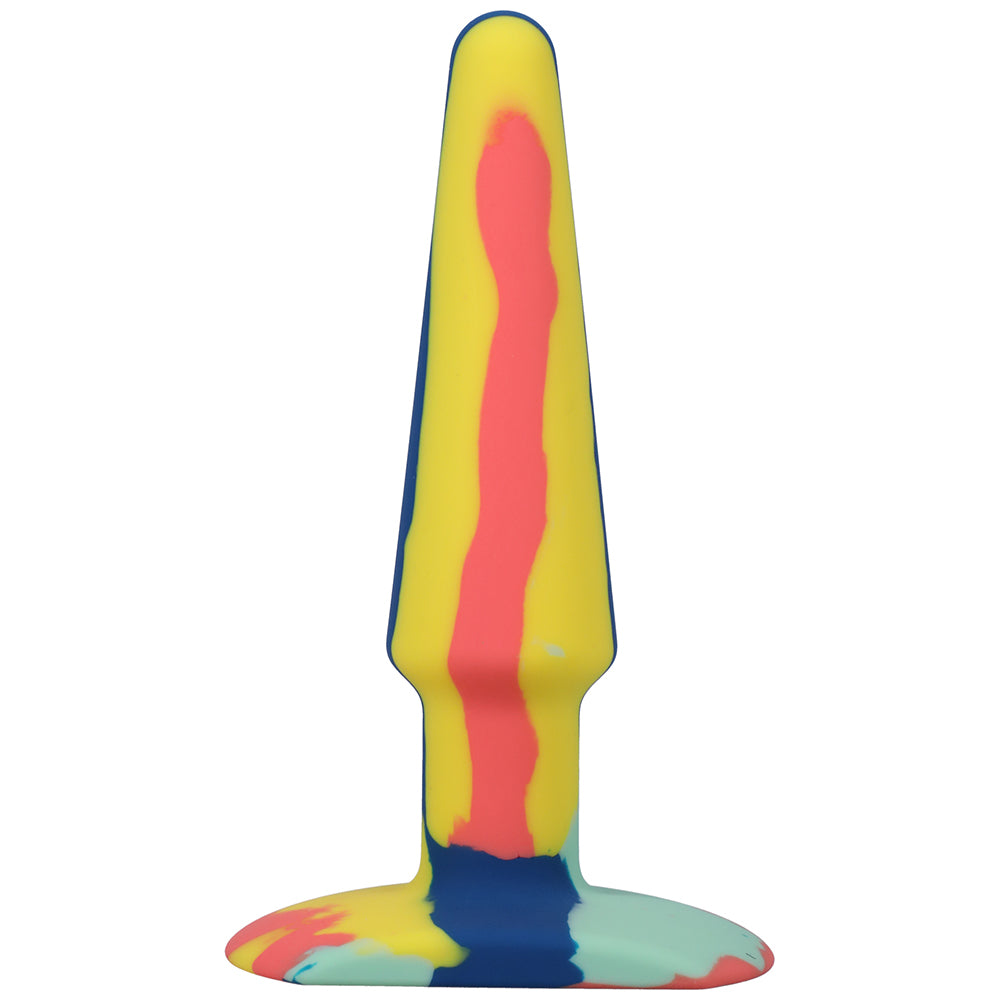 DOC JOHNSON - A-PLAY GROOVY 5 POL. ANAL PLUG SILICONE SUNRISE