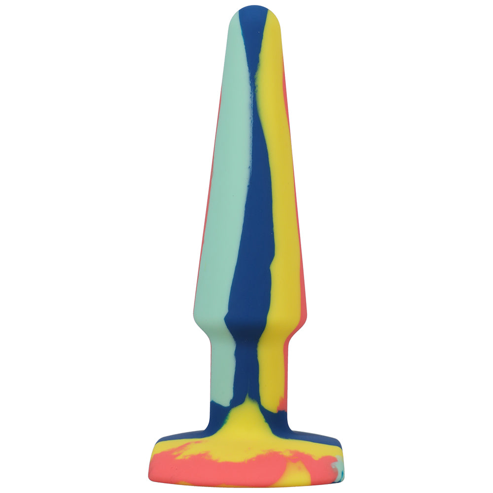 DOC JOHNSON - A-PLAY GROOVY 5 POL. ANAL PLUG SILICONE SUNRISE