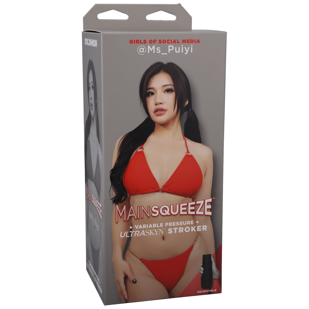 DOC JOHNSON - MAIN SQUEEZE GIRLS OF SOCIAL MEDIA @MS_PUIYI VAGINA STROKER ULTRASKYN BEGE
