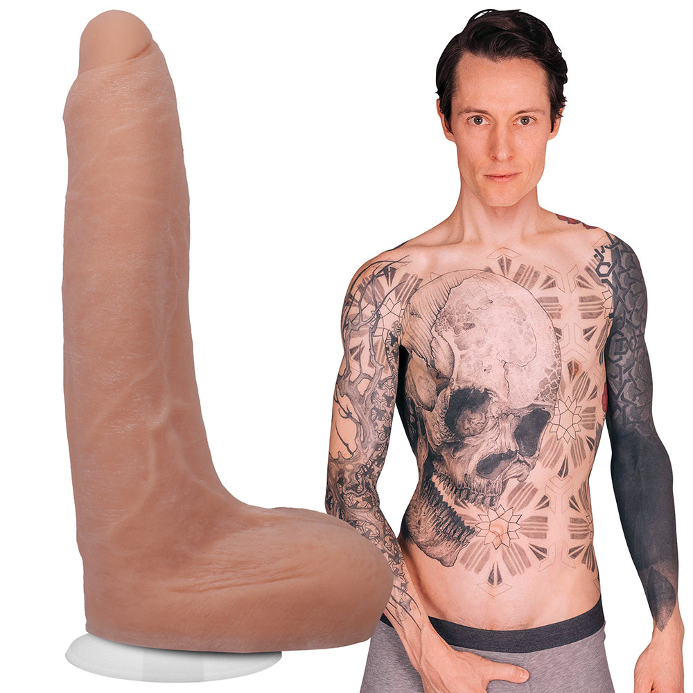 DOC JOHNSON - SIGNATURE COCKS OWEN GRAY 9 IN. ULTRASKYN DILDO WITH VAC-U-LOCK SUCTION CUP