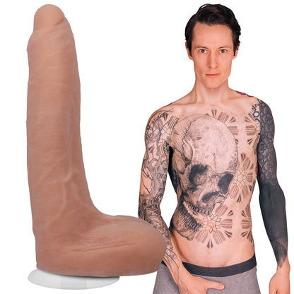 DOC JOHNSON - SIGNATURE COCKS OWEN GRAY 9 IN. ULTRASKYN DILDO WITH VAC-U-LOCK SUCTION CUP