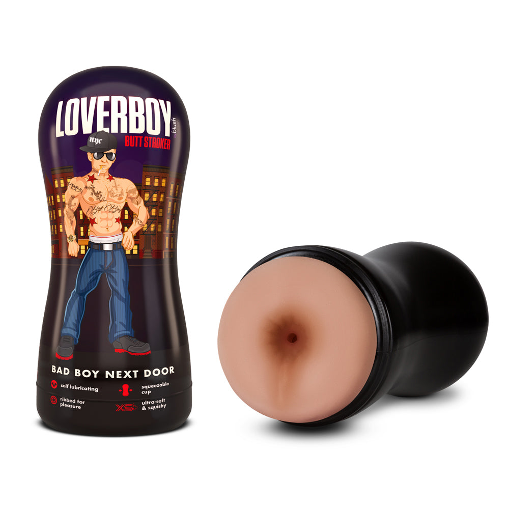 BLUSH - LOVERBOY BAD BOY NEXT DOOR SELF-LUBRICATING ANAL STROKER BEIGE