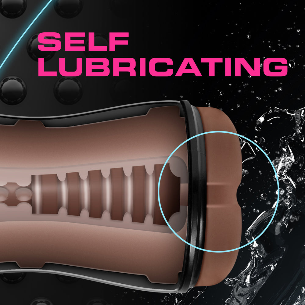 BLUSH - LOVERBOY THE DJ SELF-LUBRICATING ANAL STROKER BROWN