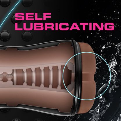 BLUSH - LOVERBOY THE DJ SELF-LUBRICATING ANAL STROKER BROWN