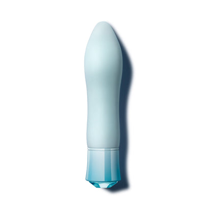 BLUSH - OH MY GEM ARDOR RECHARGEABLE WARMING SILICONE TAPERED VIBRATOR AQUAMARINE
