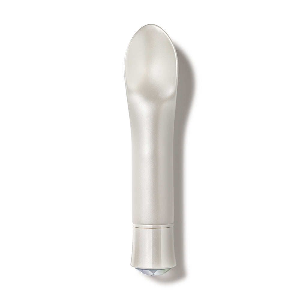 BLUSH - OH MY GEM BOLD RECHARGEABLE WARMING SILICONE SCOOPED TONGUE VIBRATOR DIAMOND