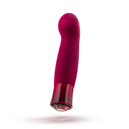BLUSH - OH MY GEM CLASSY RECHARGEABLE WARMING SILICONE G-SPOT VIBRATOR GARNET
