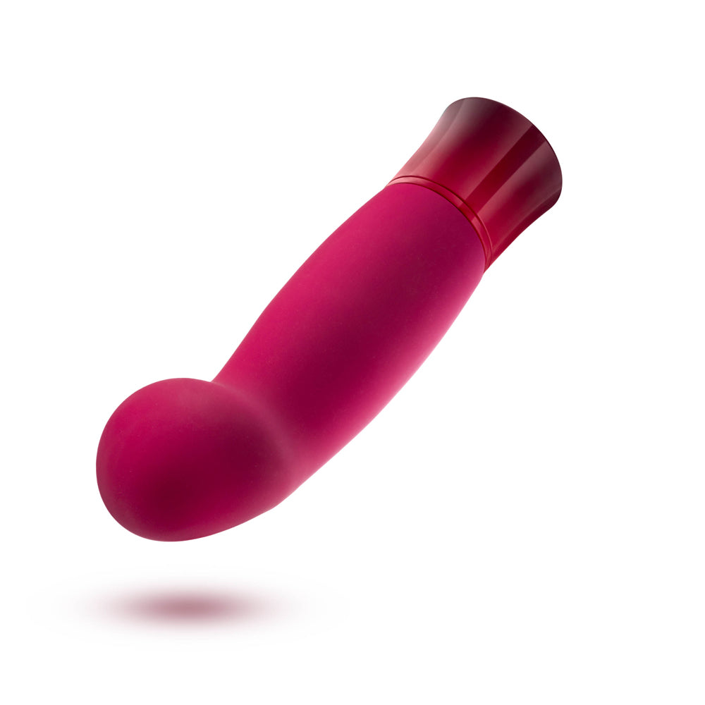BLUSH - OH MY GEM CLASSY RECHARGEABLE WARMING SILICONE G-SPOT VIBRATOR GARNET