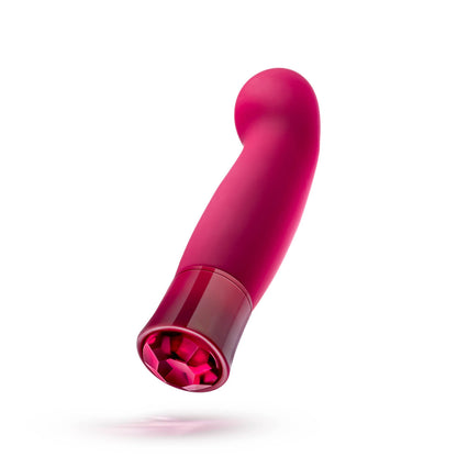 BLUSH - OH MY GEM CLASSY RECHARGEABLE WARMING SILICONE G-SPOT VIBRATOR GARNET