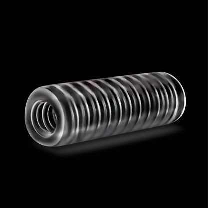 BLUSH - RIZE! RIBZ GLOW IN THE DARK SELF-LUBRICATING STROKER CLEAR