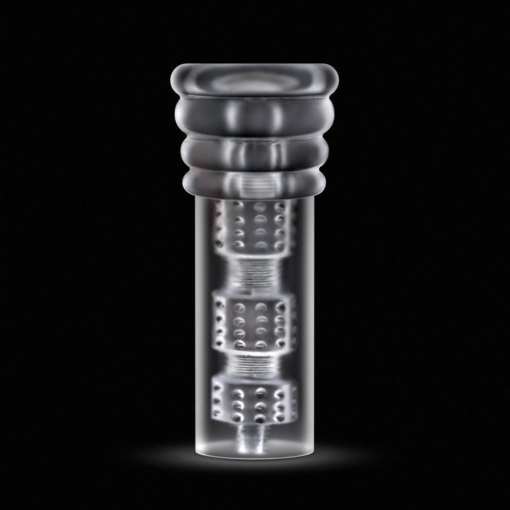 BLUSH - RIZE! LUZ GLOW IN THE DARK SELF-LUBRICATING STROKER CLEAR