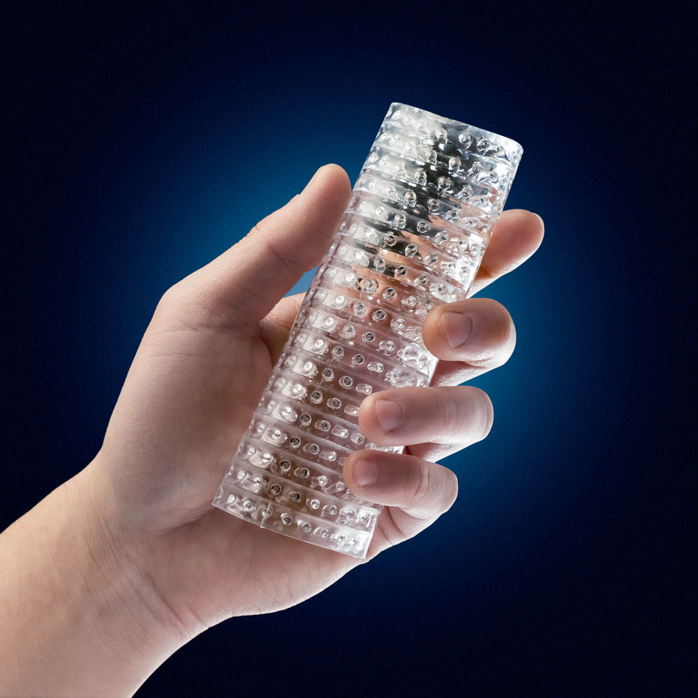 BLUSH - RIZE! STROKEZ STIMULATING STROKER CLEAR