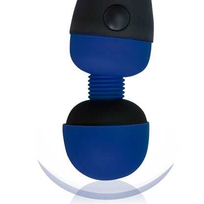 BMS - MASSAGADOR PALMPOWER RECARREGÁVEL VIA USB AZUL