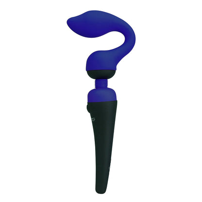 BMS - PALMPOWER PALMSENSUAL ATTACHMENTS 2-PIECE SILICONE MASSAGER HEADS BLUE