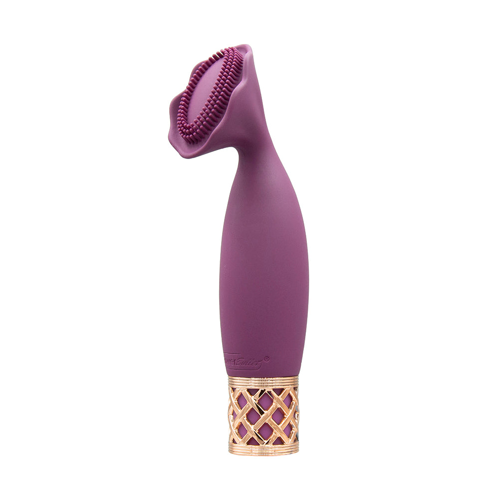 BMS - PILLOW TALK SECRETS PASSION RECHARGEABLE SILICONE CLITORAL VIBRATOR WINE