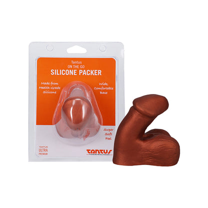 TANTUS - PACKER EM SILICONE ON THE GO SUPER MACIO COBRE