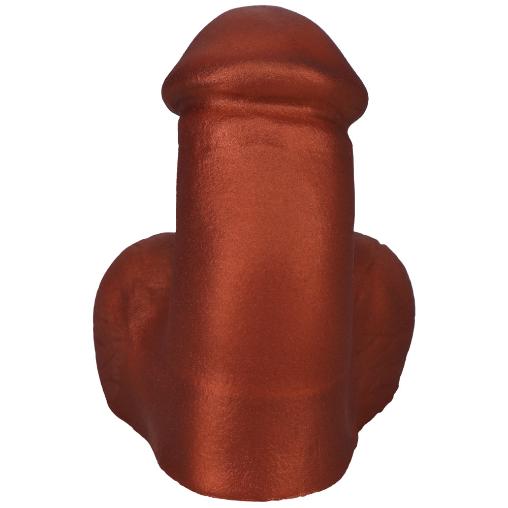TANTUS - PACKER EM SILICONE ON THE GO SUPER MACIO COBRE