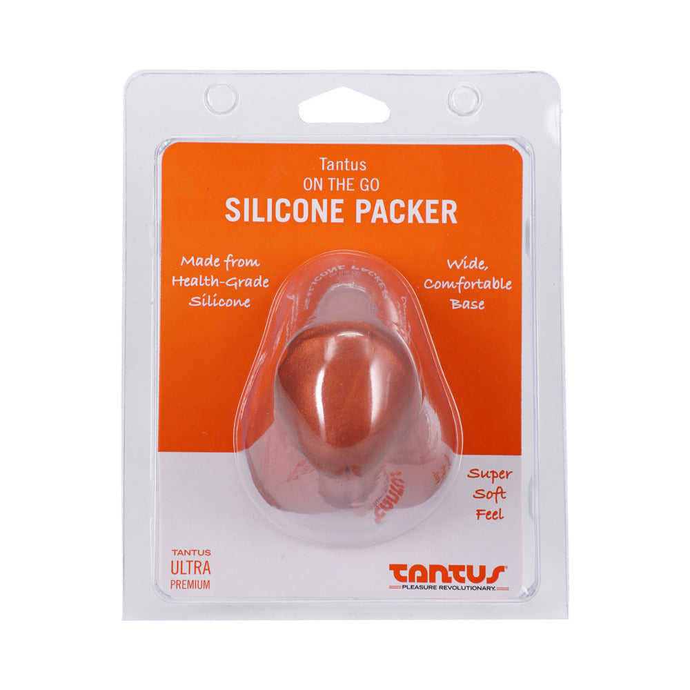 TANTUS - PACKER EM SILICONE ON THE GO SUPER MACIO COBRE
