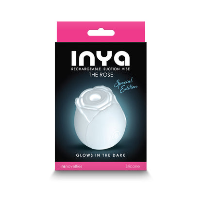 NS NOVELTIES - INYA THE ROSE RECHARGEABLE GLOWING SUCTION VIBRATOR