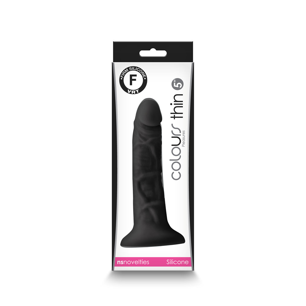 NS NOVELTIES - COLOURS PLEASURES THIN 5 IN. DILDO