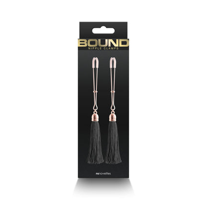 NS NOVELTIES - BOUND NIPPLE CLAMPS T1 BLACK
