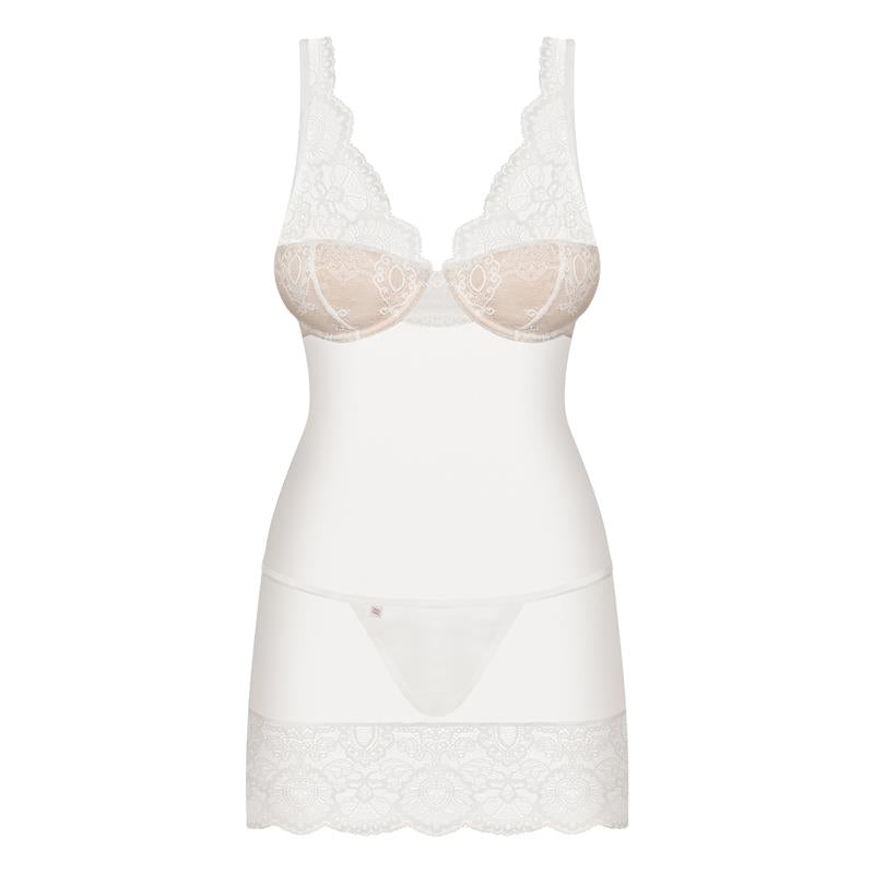 OBSESSIVE - 853-CHE-2 CHEMISE Y TANGA COLOR
