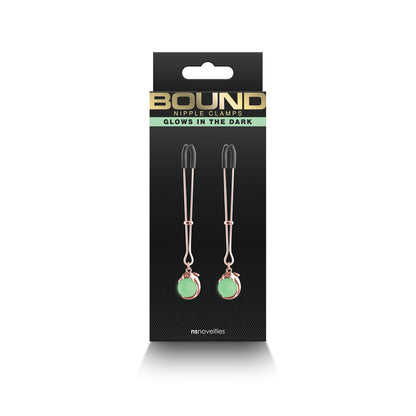 NS NOVELTIES - BOUND NIPPLE CLAMPS G1 ROSE GOLD