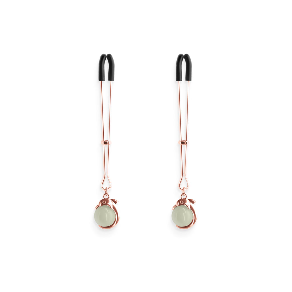 NS NOVELTIES - BOUND NIPPLE CLAMPS G1 ROSE GOLD