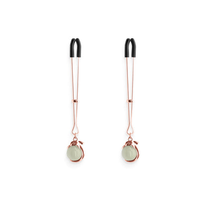 NS NOVELTIES - BOUND NIPPLE CLAMPS G1 ROSE GOLD