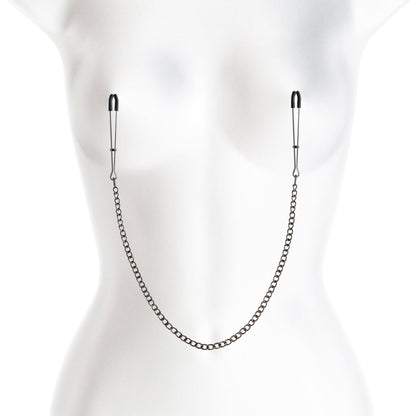 NS NOVELTIES - BOUND NIPPLE CLAMPS DC3 GUNMETAL