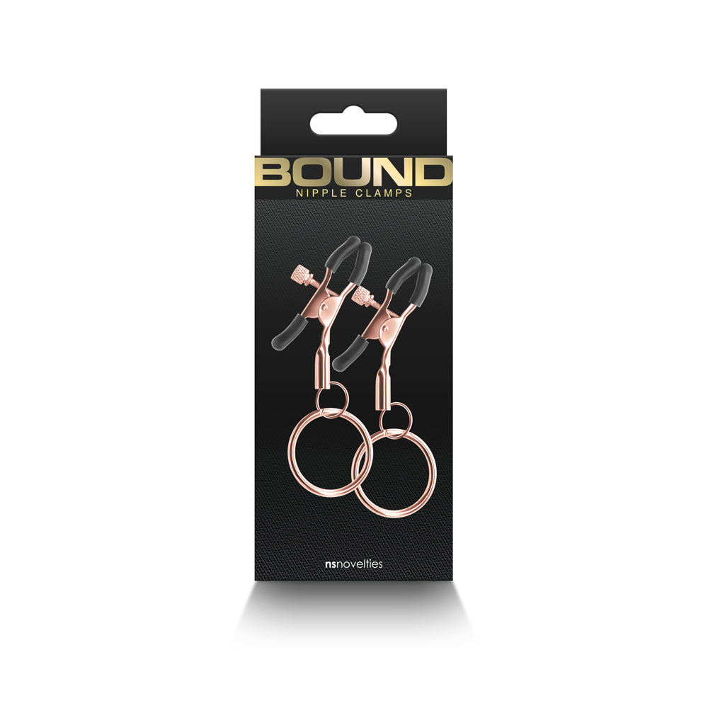 NS NOVELTIES - PINÇAS PARA MAMILOS COM CORRENTE C2 OURO ROSA
