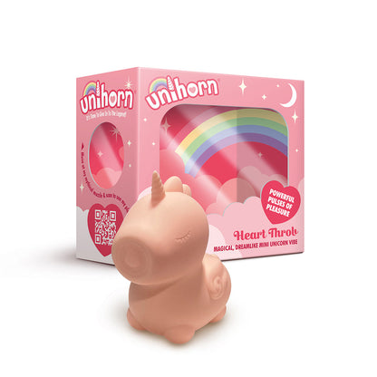 CREATIVE CONCEPTIONS - UNIHORN HEART THROB PULSING VIBRATOR PINK