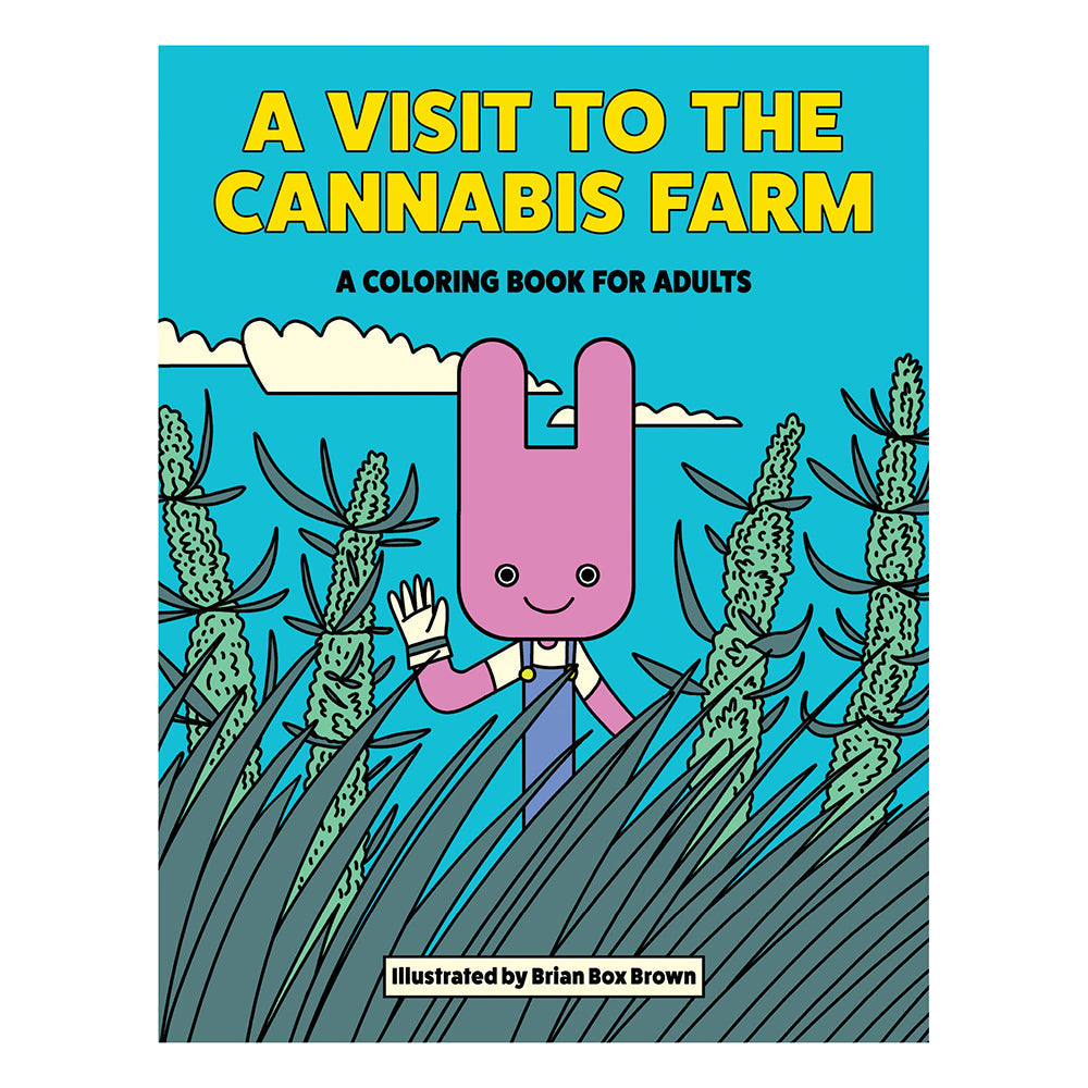WOOD ROCKET - A VISIT TO THE CANNABIS FARM COLORING BOOK