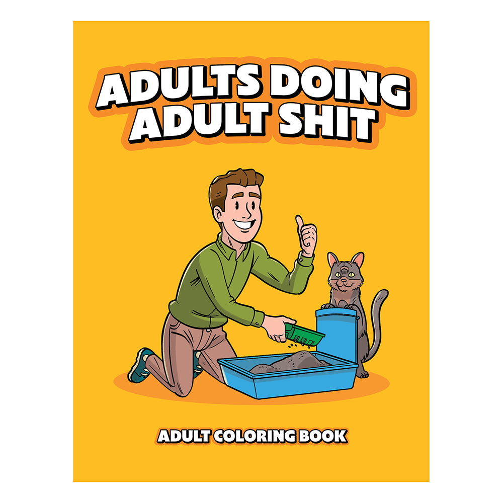 WOOD ROCKET - LIVRO DE COLORIR PARA ADULTOS A FAZER COISAS DE ADULTOS