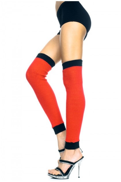 MUSIC LEGS - LEGGING ROJO C/NEGRO