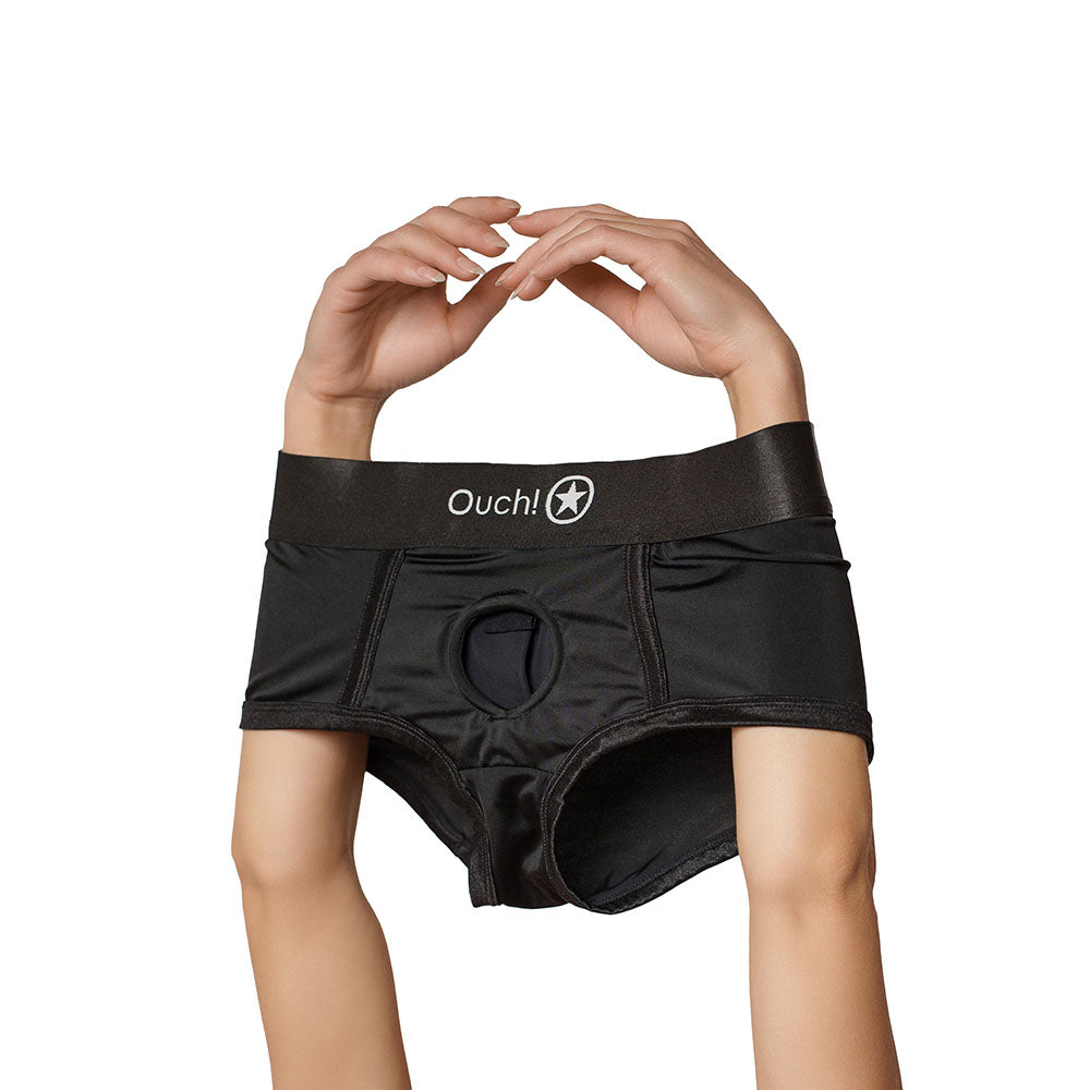 SHOTS - OUCH! VIBRATING STRAP ON BOXER