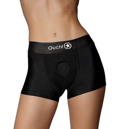 SHOTS - OUCH! VIBRATING STRAP ON BOXER