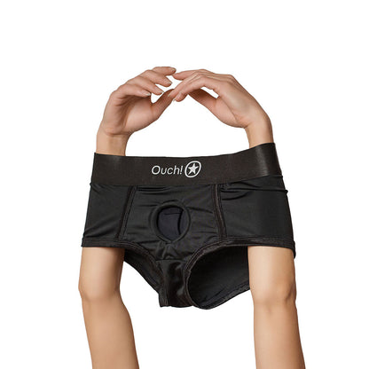 SHOTS - OUCH! VIBRATING STRAP ON BOXER