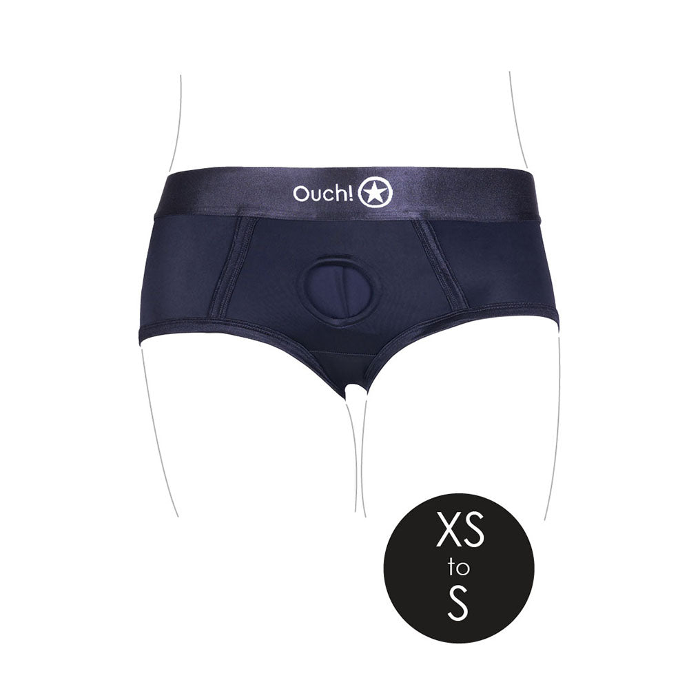 SHOTS - OUCH! VIBRATING STRAP-ON BRIEF
