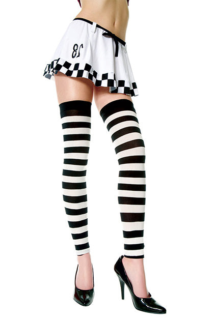 MUSIC LEGS - LEGGINS RAYAS NEGRAS/BLANCAS.
