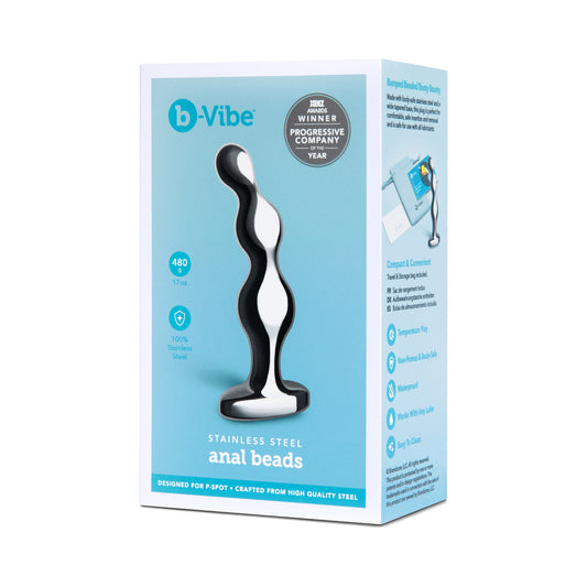 B-VIBE - STAINLESS STEEL ANAL BEADS