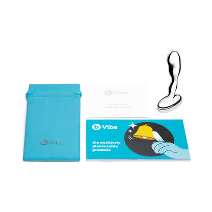 B-VIBE - PLUG PROSTÁTICO EM AÇO INOXIDÁVEL