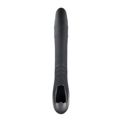 PLAYBOY - VIBRADOR DE DUPLA ESTIMULAÇÃO EM SILICONE RECARREGÁVEL RAPID RABBIT PRETO