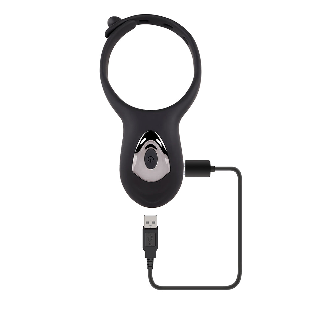 EVOLVED - ZERO TOLERANCE MR. TICKLER RECHARGEABLE REMOTE CONTROLLED C-RING BLACK