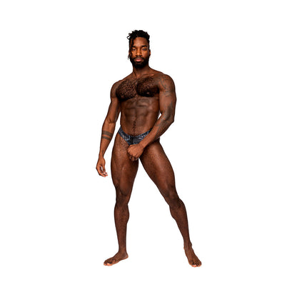 MALE POWER - S'NAKED POWER SOCK BLACK/BLUE S/M