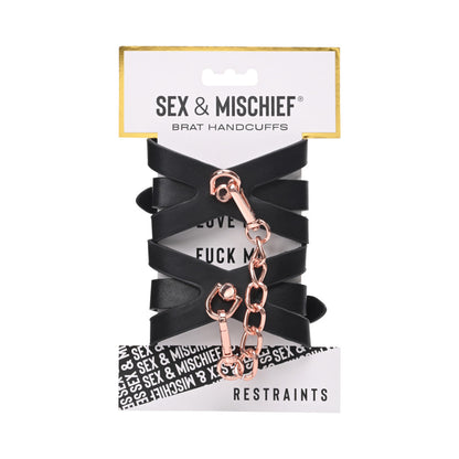 SPORTSHEETS - SEX & MISCHIEF BRAT HANDCUFFS
