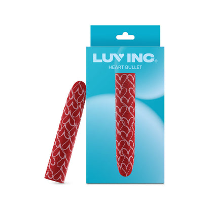 LUV INC. - HB82 HEART BULLET VIBRATOR RED