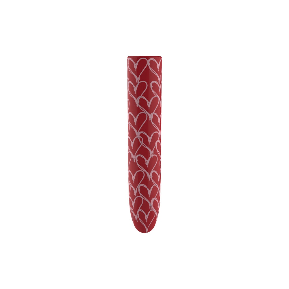 LUV INC. - HB82 HEART BULLET VIBRATOR RED