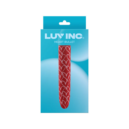 LUV INC. - HB82 HEART BULLET VIBRATOR RED